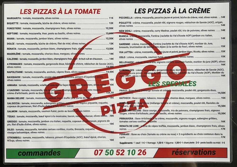 Greggo Pizza - Menu Image 1